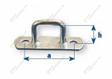 Скоба 02.2015.01, h=15, a=34