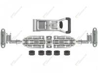 Замок штанговый d 22 с рукояткой push light 9007