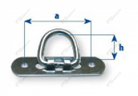 Скоба бортовая колебат. вертикал. h25