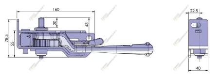 Редуктор с храповиком прав.квадрат 3110877ТР