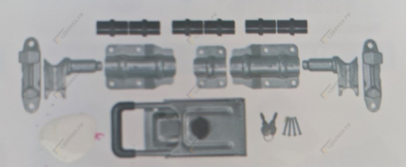 Замок штанговый d 22 с рукояткой push 9002