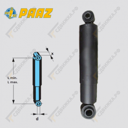 Амортизатор задней подвески MAN DAF 81437016062. 59001P