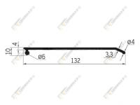Резинка от подлива для крыши 14м Edscha 38059950/38087380 К