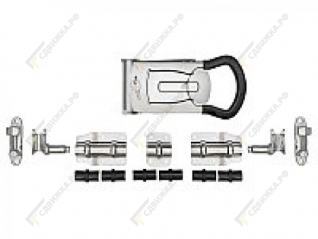 Замок штанговый d 27 с рукояткой "push" новый с ключом 9010