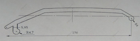 Резинка от подлива для крыши 13,7м 0013700