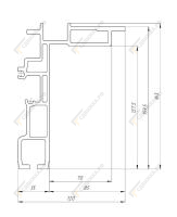 Направляющая крыши Edscha Lite plus/Hibrid Sesam 16,5 м 103198/16500