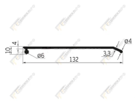 Резинка от подлива с боковым замком 18500х130мм Edscha 38087410
