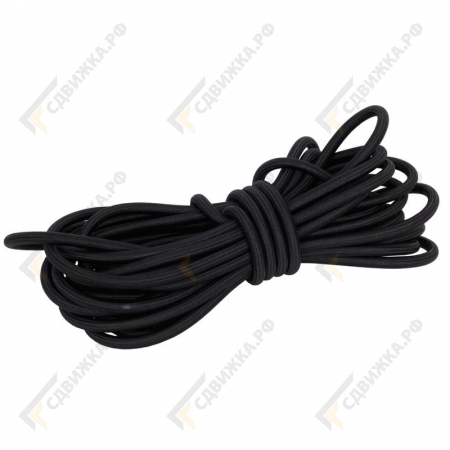 Шнур эспандер d8мм черный 3808