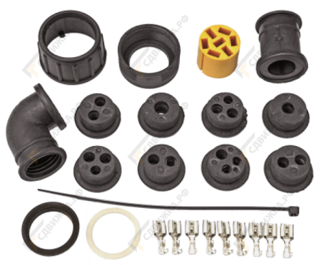 Байонетное соединение ASS2 7pin жёлтый левое 135626941