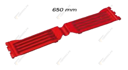 Шарнир,пластина соединительная 650 мм сдвижной крыши Versus 24201065/6604839