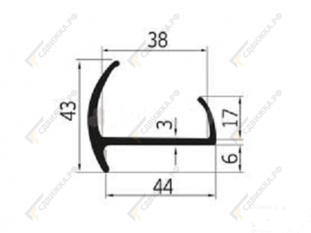 Уплотнитель 5024 (44 мм)