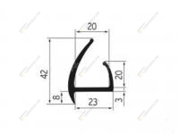 Уплотнитель 5015 (23 мм) 30 м