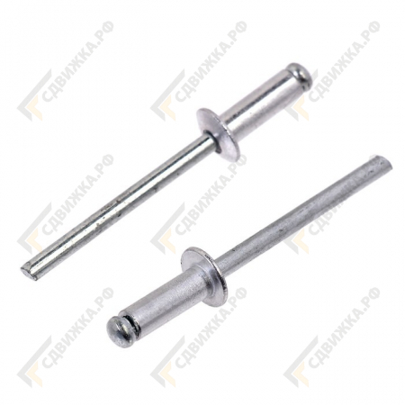 Заклепка автоматическая 6,4х22 (алюм.-сталь)