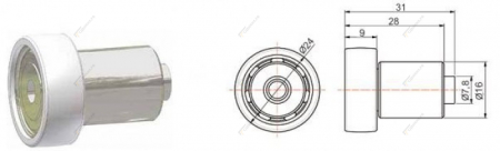 Ролик для крыши 120260001