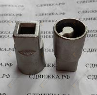 Переходник нижний на алюминиевый профиль d27 под квадрат 670025355