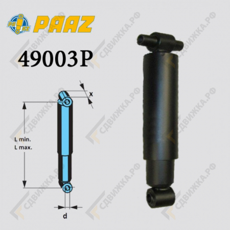 Амортизатор передней подвески MAN 81437026012. 49003P