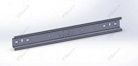 Бампер задний L=2400мм Universal 5380561350