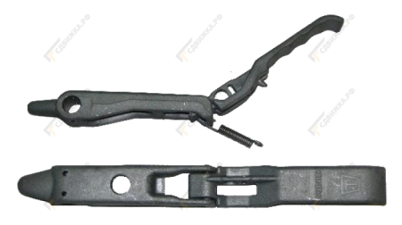 Ручка ломанная воротного замка 44317