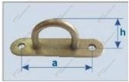 Скоба ск-03, h=30, a=51