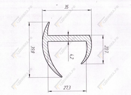 Уплотнитель 30мм 062