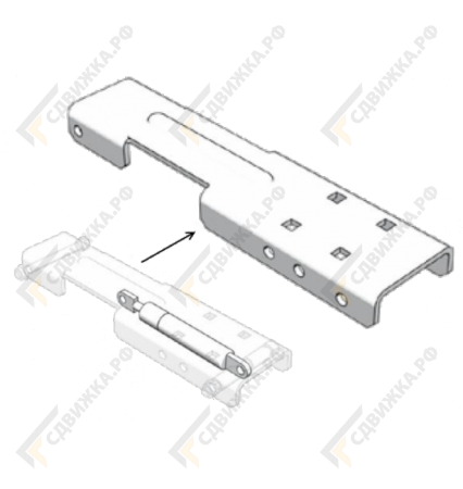 Фиксатор для амортизатора сдвижной крыши CS-UL l 38052860