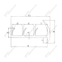 Уплотнитель 80мм 785