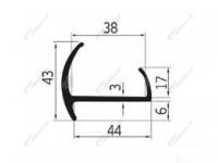Уплотнитель 5024 (44 мм)