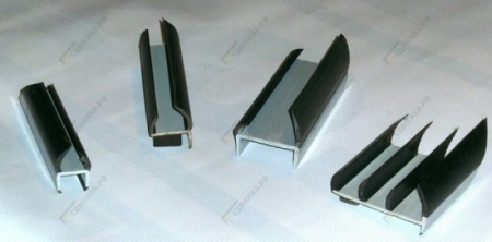 Уплотнитель ворот резинопластиковый 27х14х21,8 мм L=3.2м 602000200